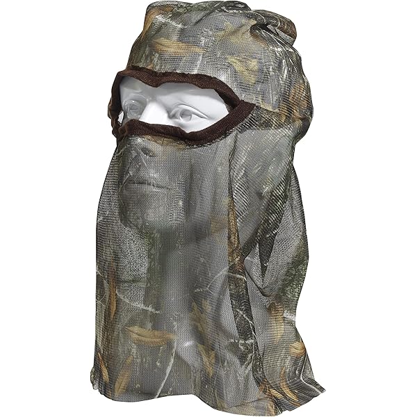 thumbnail image 2 of 2-Pack Camo Hunting Face Masks - Adjustable Breathable Mesh Balaclava For Outdoor Sports 2 of 6