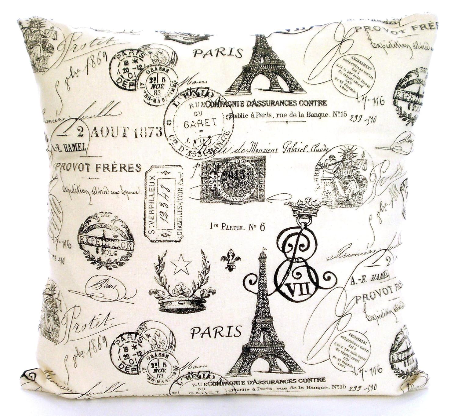 Amazon Com Black Cream Decorative Throw Pillow Covers Cushions