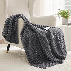 Bedsure Heated Blanket Electric Twin - Thick