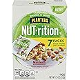 Planters NUT-RITION MEN'S HEALTH Recommended Nut Mix with Peanuts, Almonds, Pistachios Sea Salt, 7 ct of 1.25 oz Packs