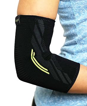 Leisegrün Ellenbogenbandage - Sport Armbandage zur Stützung der Ellenbogen beim Volleyball, Fitness. Bandage zur Entlastung b