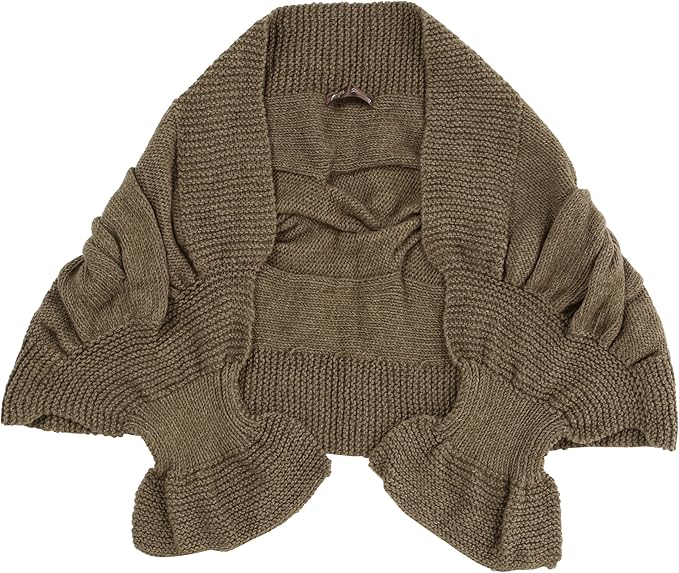 Amazon ショーケイ Shokay タフタ ショール Ac Sh Tf Ea ブラウン One Size ストール 通販