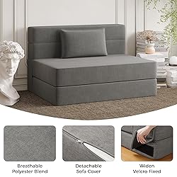 Luoxiao Convertible Folding Sofa Bed Twin Size - 4
