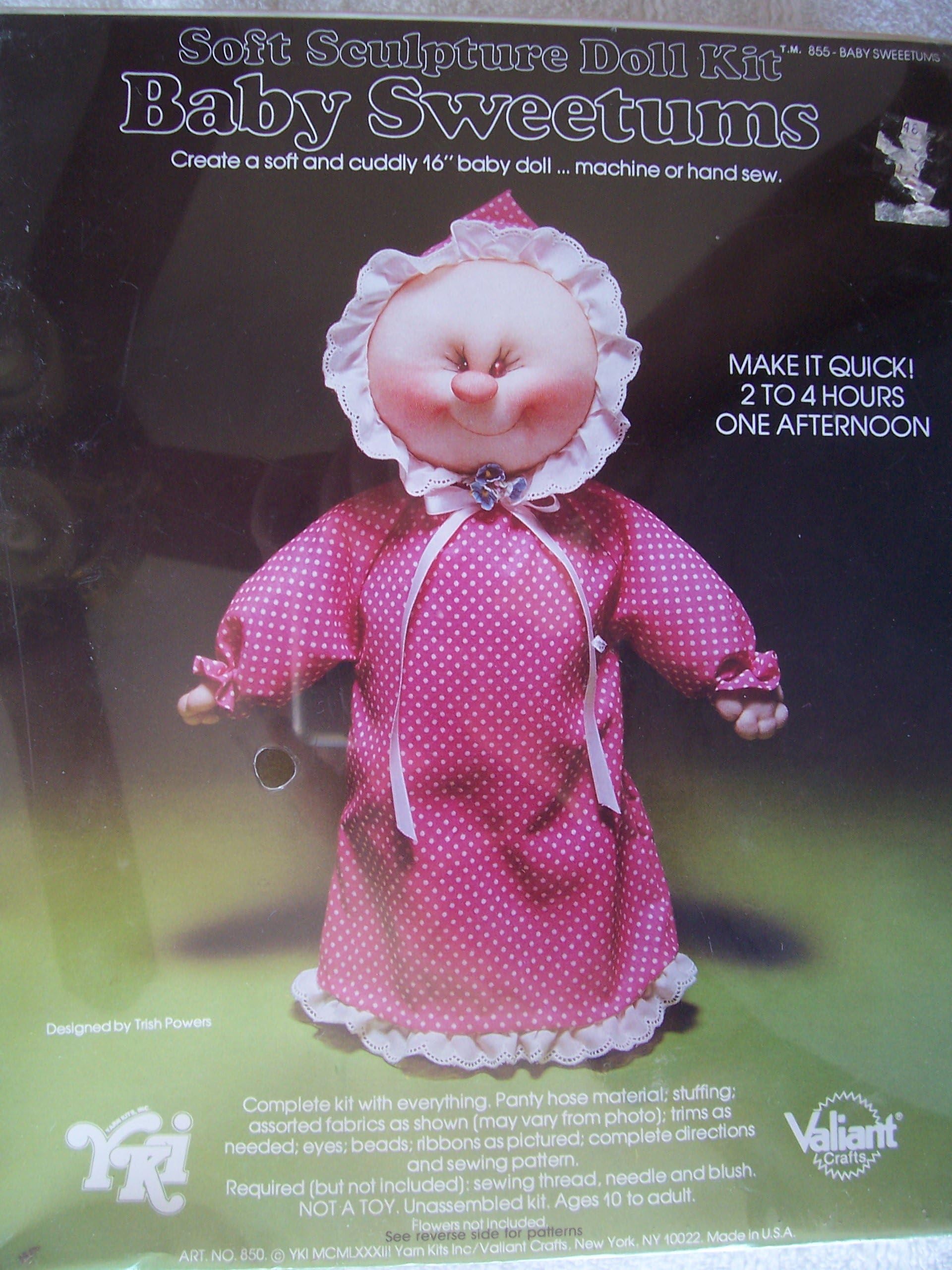 Soft Sculpture Doll Kit Baby Sweetums