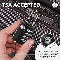 Desired Tools TSA Locks for Luggage, 2-Pc Durable