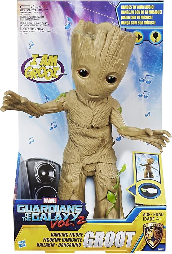 groot bailando juguete