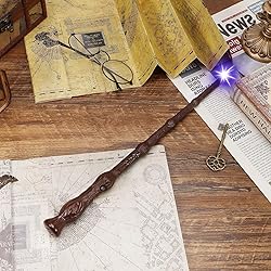EZVYAO Light Up Magic Wand with Sound Wizard Witch