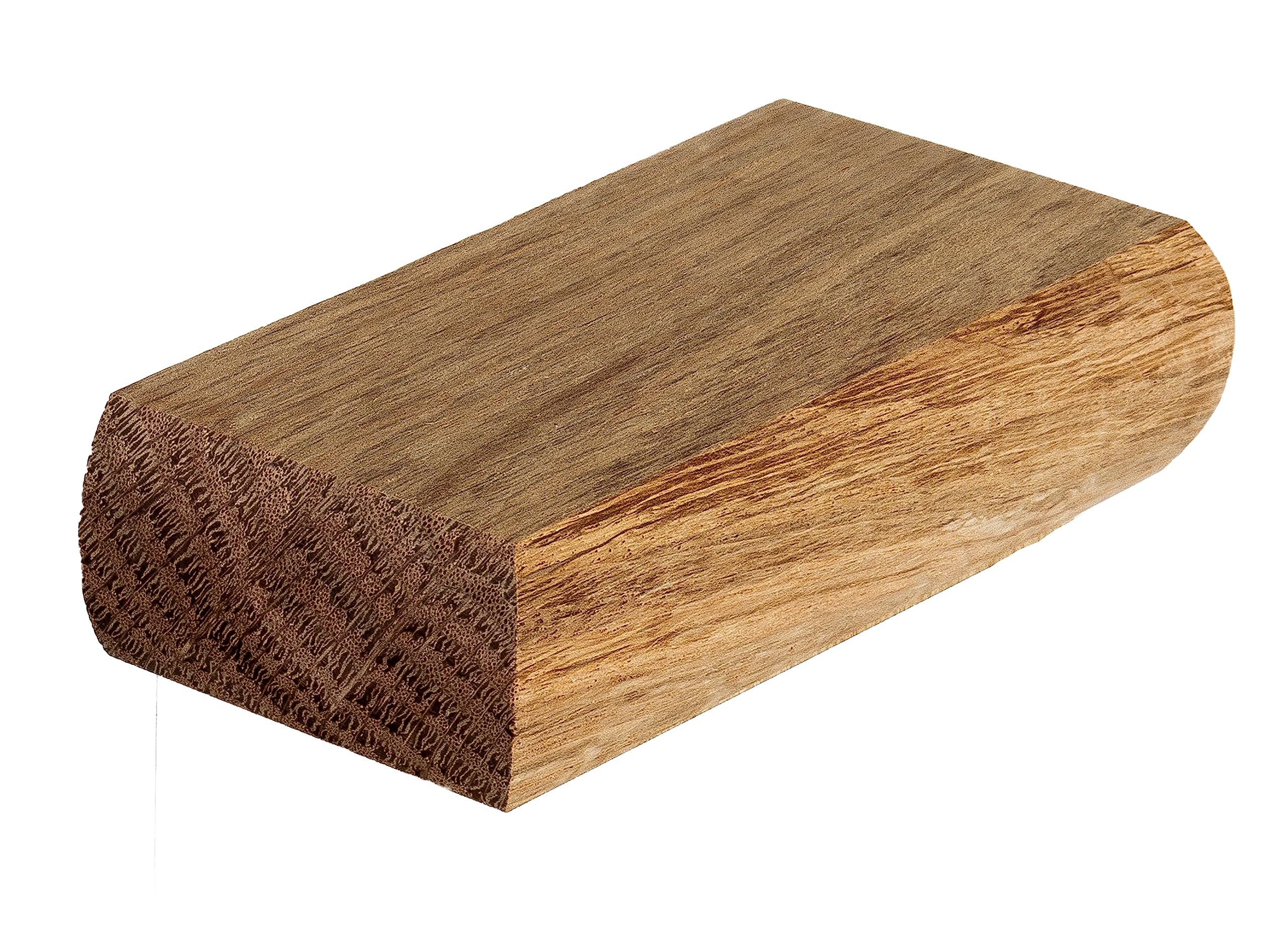 Blueprint Joinery Cambridge Oak Flat Newel Cap 110x54x27mm, Half Stair Newel Post Flat Cap 90mm, Recessed to Suit a 90mm x 43mm Newel (Half)