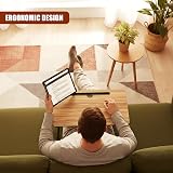 GEEZY Foldable Laptop Table Bed Tray Desk Table Portable 52.5 x 30 cm view 8