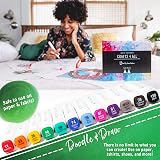 Crafts 4 ALL Fabric Pens 12 Dual Tip Markers Vibrant Washable Colors view 5