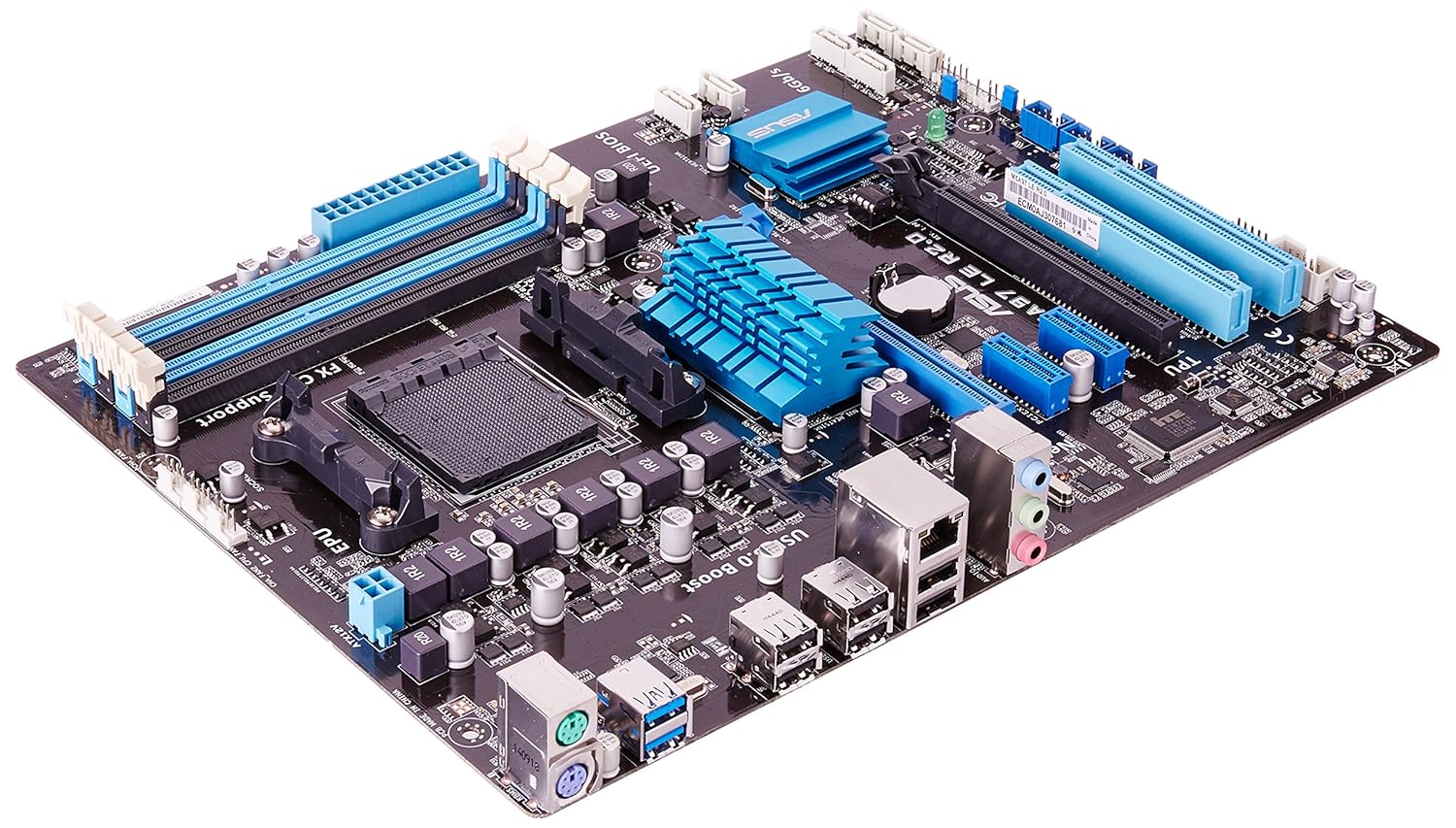 Amazon.com: ASUS M5A97 LE R2.0 AM3+ AMD 970 SATA 6Gb/s USB 3.0 ATX AMD  Motherboard: Computers & Accessories