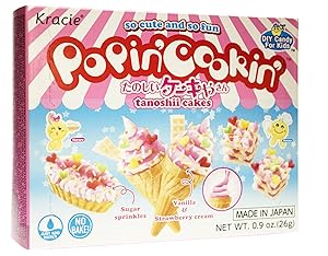 Kracie Popin' Cookin' Diy Candy for Kids, Cake Kit, 0.9 Ounce