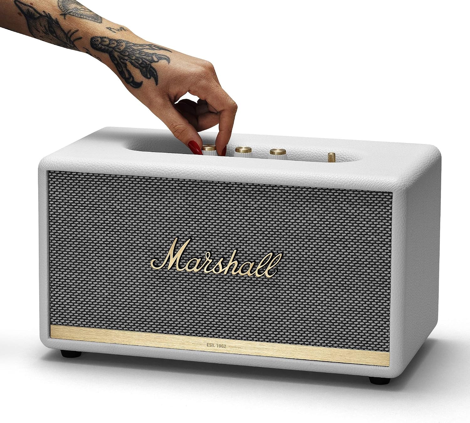 Marshall Stanmore II Wireless Bluetooth Speaker - White (UK) - Image 4