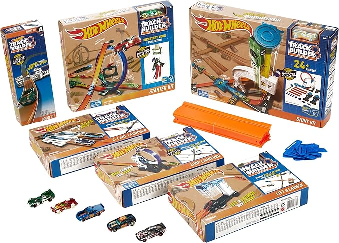 hot wheels track builder ultimate stunt box