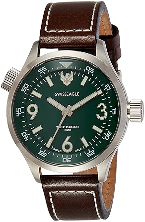 Analog Green Dial Mens Watch - SE-9030-03