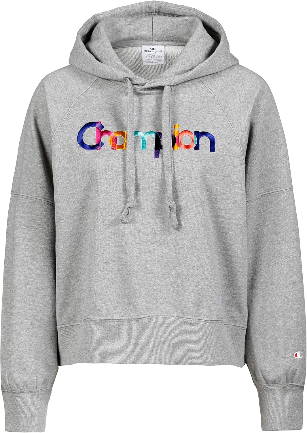 light grey champion hoodie women's