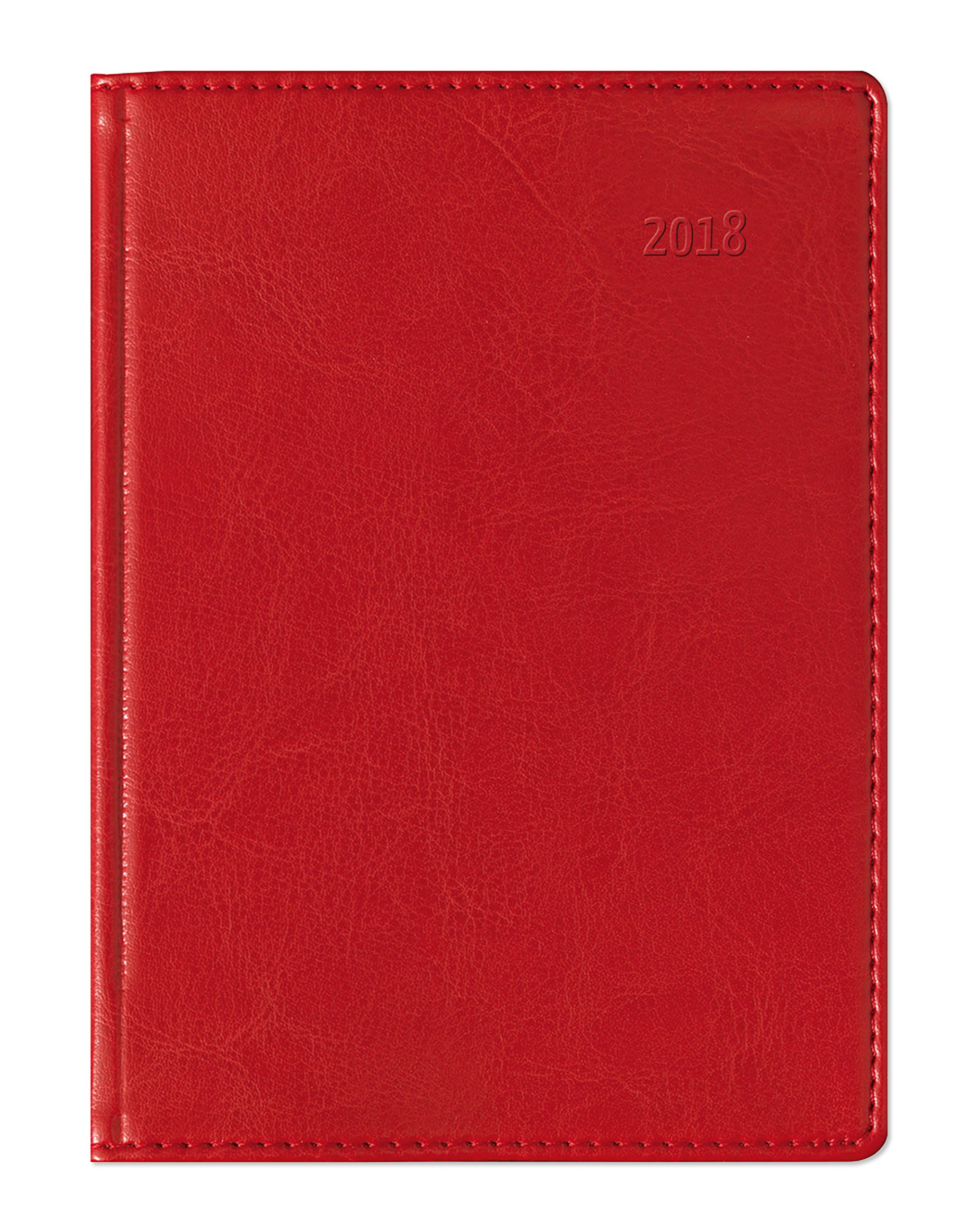 Ladytimer Glamour 2018 Weekly Diary "Red" 10.7 x 15.2 cm