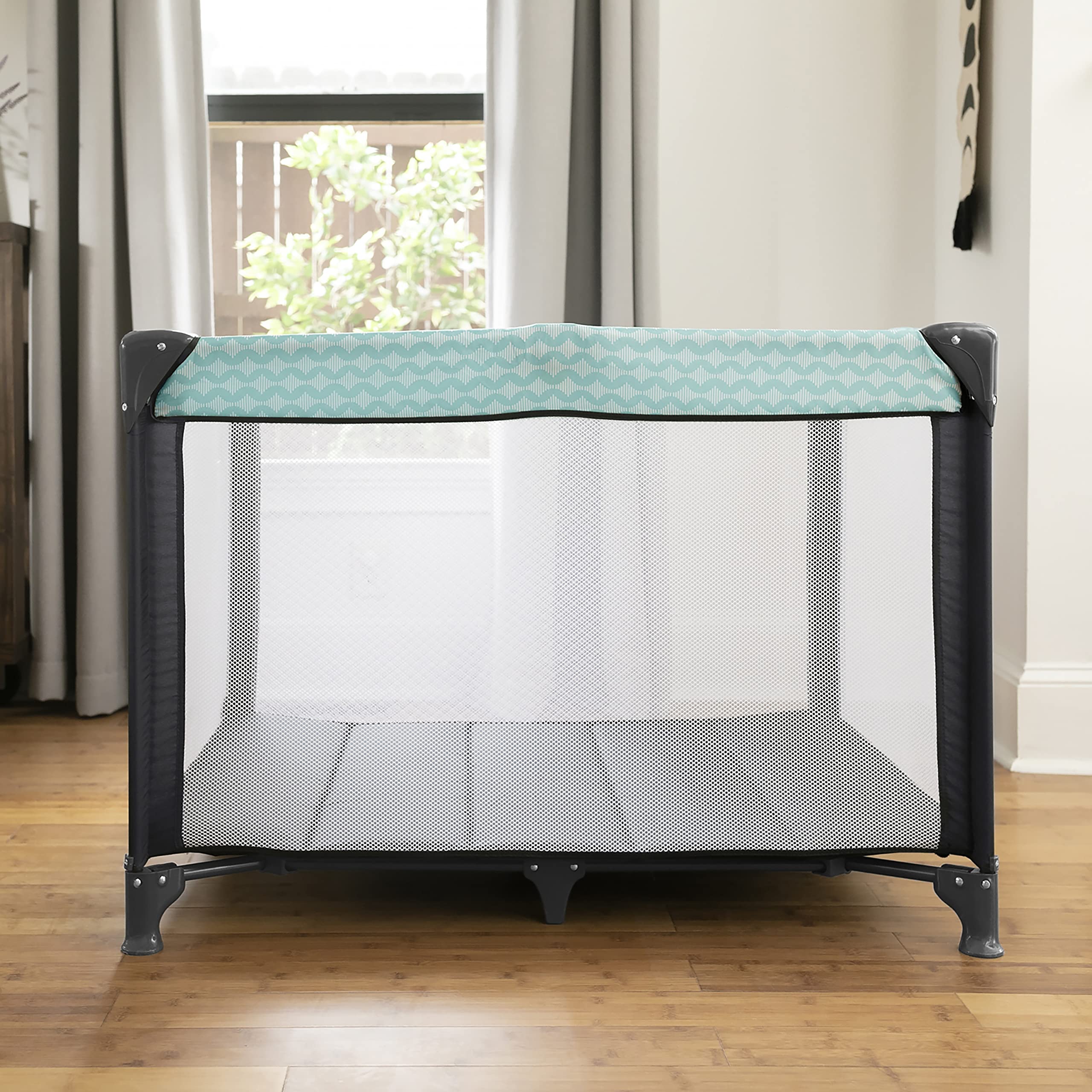Ingenuity: ity by Ingenuity Rompity Rest Easy Fold Portable Packable Playard – Goji