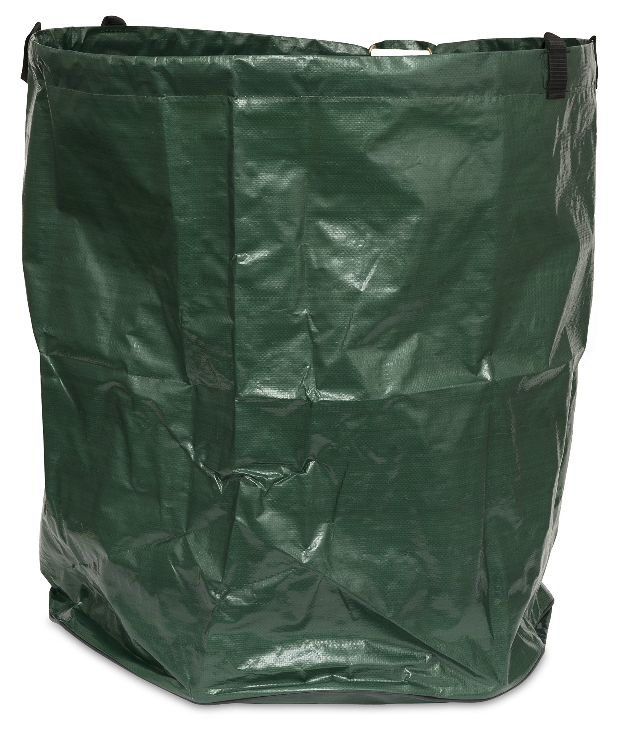 Garden Waste Bag, Foldable, Space-Saving, Green, 80 L, 200 g/m² Diameter 45 x 50 cm, 06779