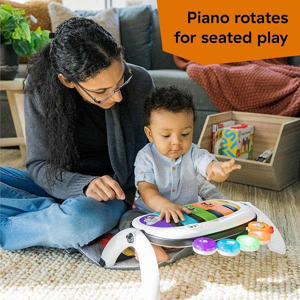 BABY EINSTEIN 4-IN-1 KICKIN’ TUNES MUSIC AND LANGUAGE PLAY GYM AND PIANO TUMMY TIME ACTIVITY MAT