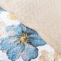 HoneiLife Quilt Set Queen Size - 3 Piece Microfiber