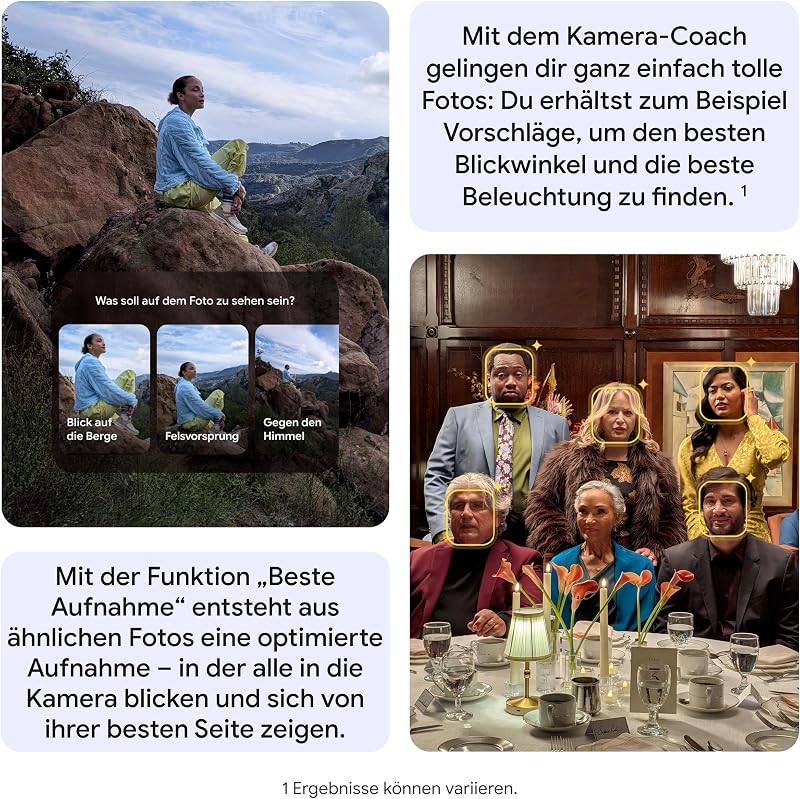 Pixel 10a – 7 Jahre Betriebssystem- und Sicherheitsupdates, mehr als 30 Stunden Akkulaufzeit, Kamera-Coach, Gemini Live, Pixel-Sicherheitsfunktionen - Lavender, 128GB