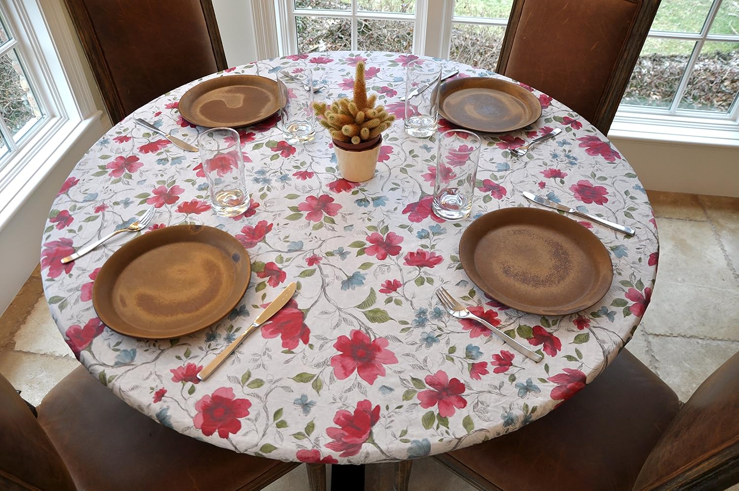 Best round table cloth with zipper