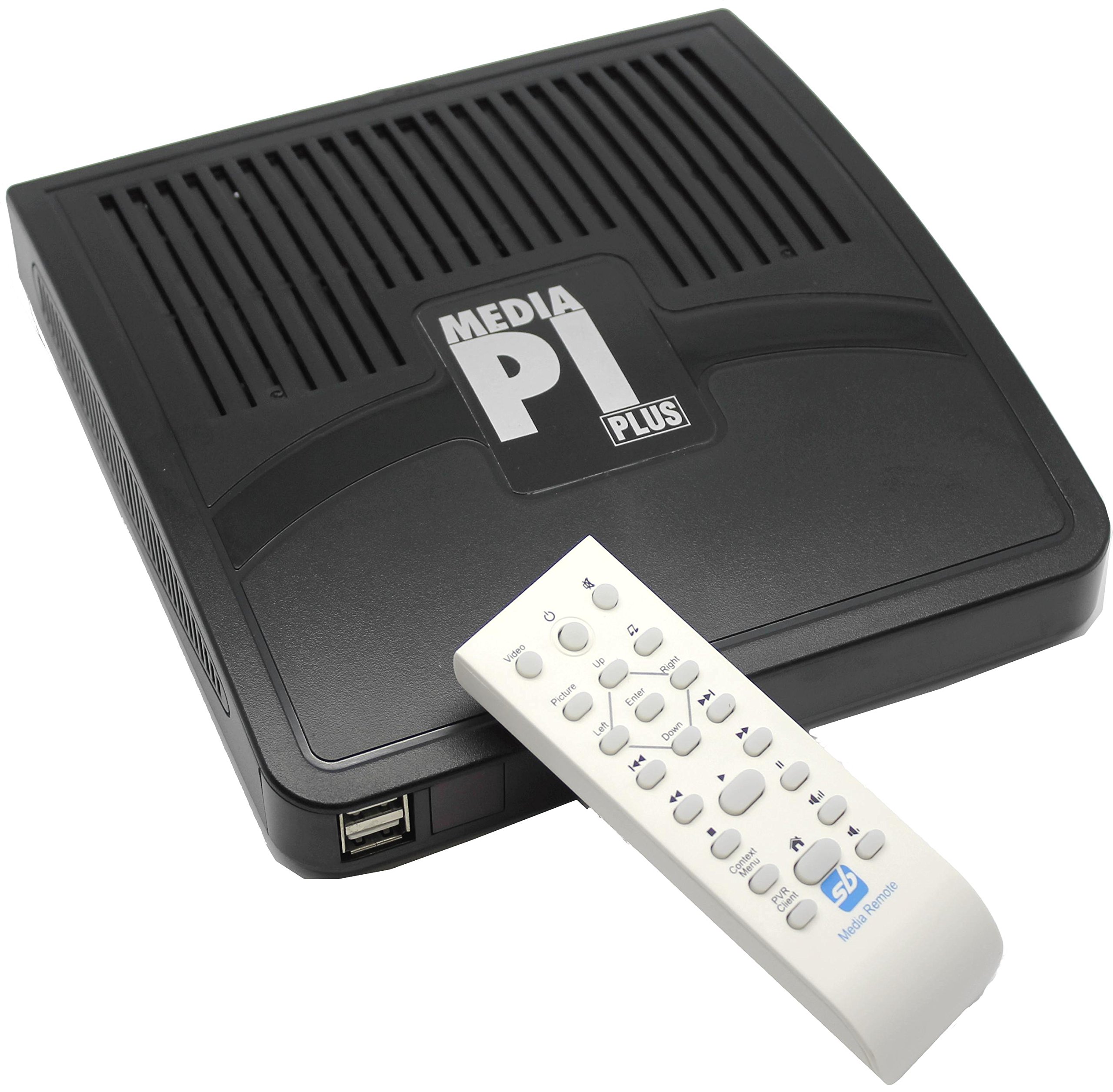 SB Components Limited Edition Raspberry Pi 3 and Pi 2 Model B XBMC MEDIAPI+ Case with integrated IR, USB Hub and Media Remote