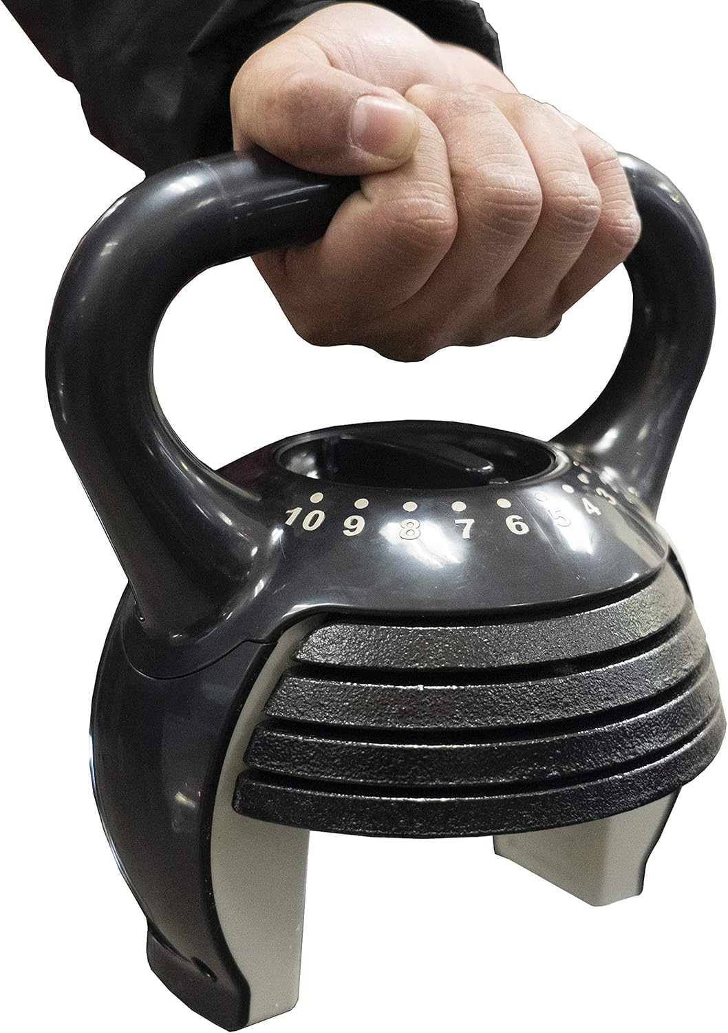 Adjustable Kettlebell Portable Fitness Strength Training Workout Weight