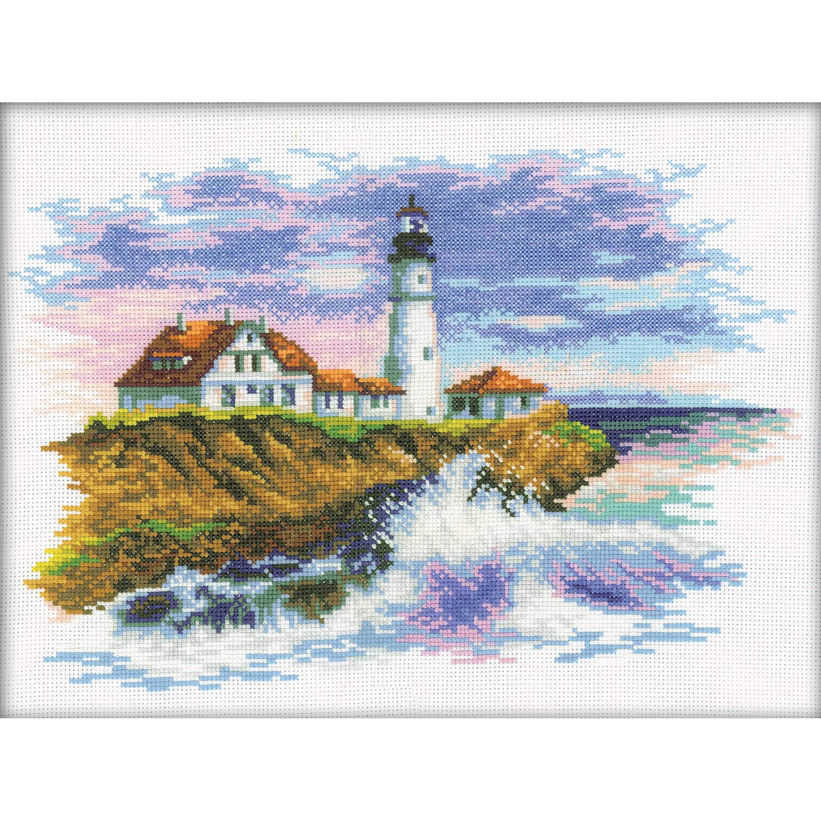 RTO Cross Stitch Kit, Cotton, Multicoloured, 34x25 cm