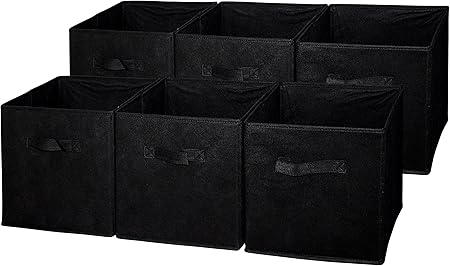 Amazon Com Sodynee Fba Scb6bl Foldable Cloth Storage Cube Basket