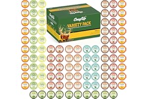 Cozy Up 100-Count Variety Pack Tea, Compatible with Keurig Brewers, Includes Green, Black, Jasmine, Earl Grey, English Breakf