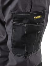 STANLEY Huntsville PolyCotton Utility Cargo Work Trouser Grey W32/L31 view 2