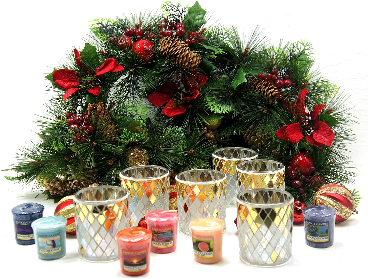 Yankee Candle 6 x Official Festive Season Celebrate Luxury Diamond