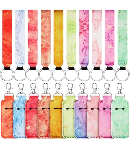 12 Color Wristlet Keychain Bulk Pack - 60 Nylon Wrist Straps With Metal Clip, Durable Lanyards For Keys, IDs, Gifts