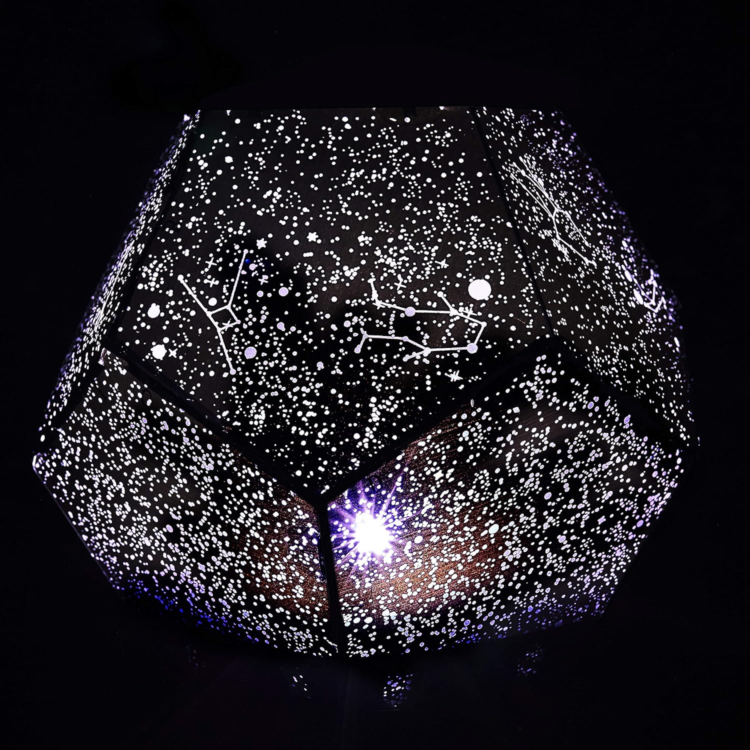 Popular Science Star Lamp Projector STEM Educational Light - Learn About The Sky At Night, Black - Image 4