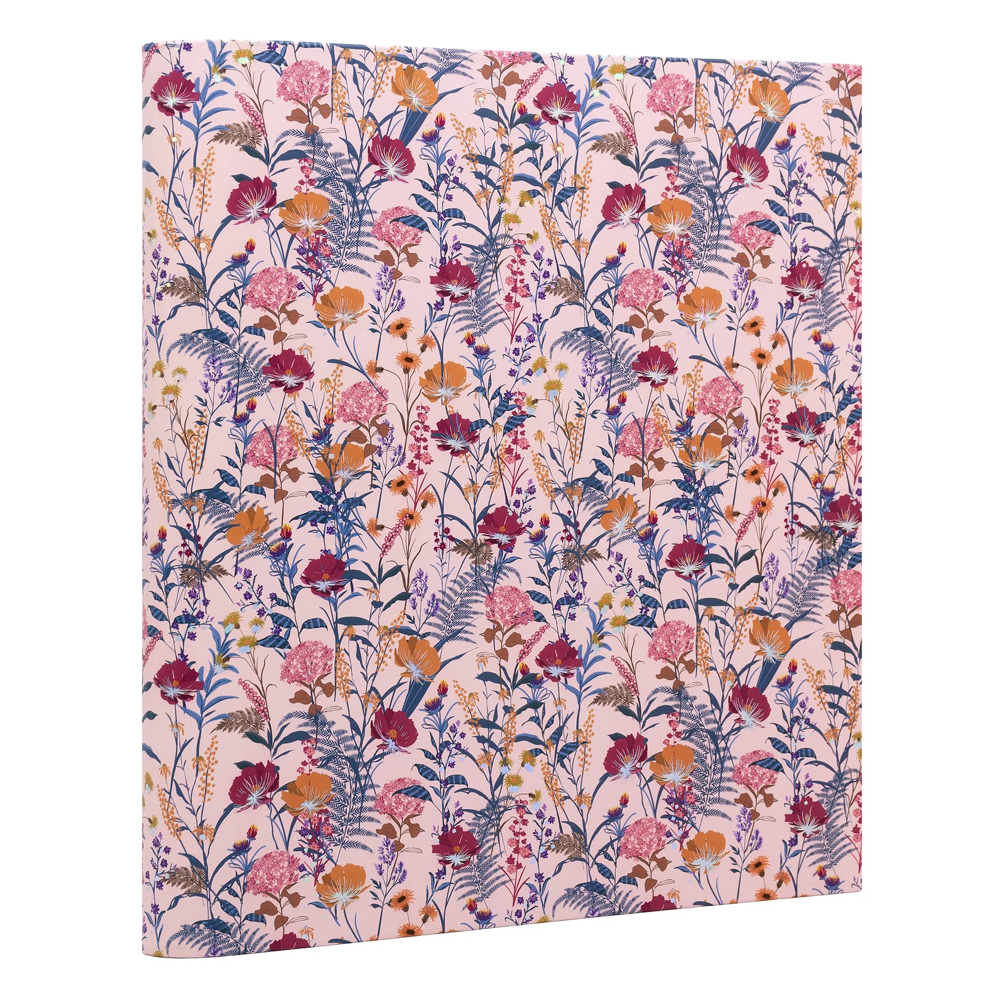 Pukka Pad, Bloom A4 Preloaded Rollbound Ringbinder – Includes Personal Details and Planner Pages – Comes Preloaded with 5-Part Dividers – Standard D-Ring Mechanism - Cream