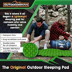 Outdoorsman Lab Sleeping Pad for Camping - Patented