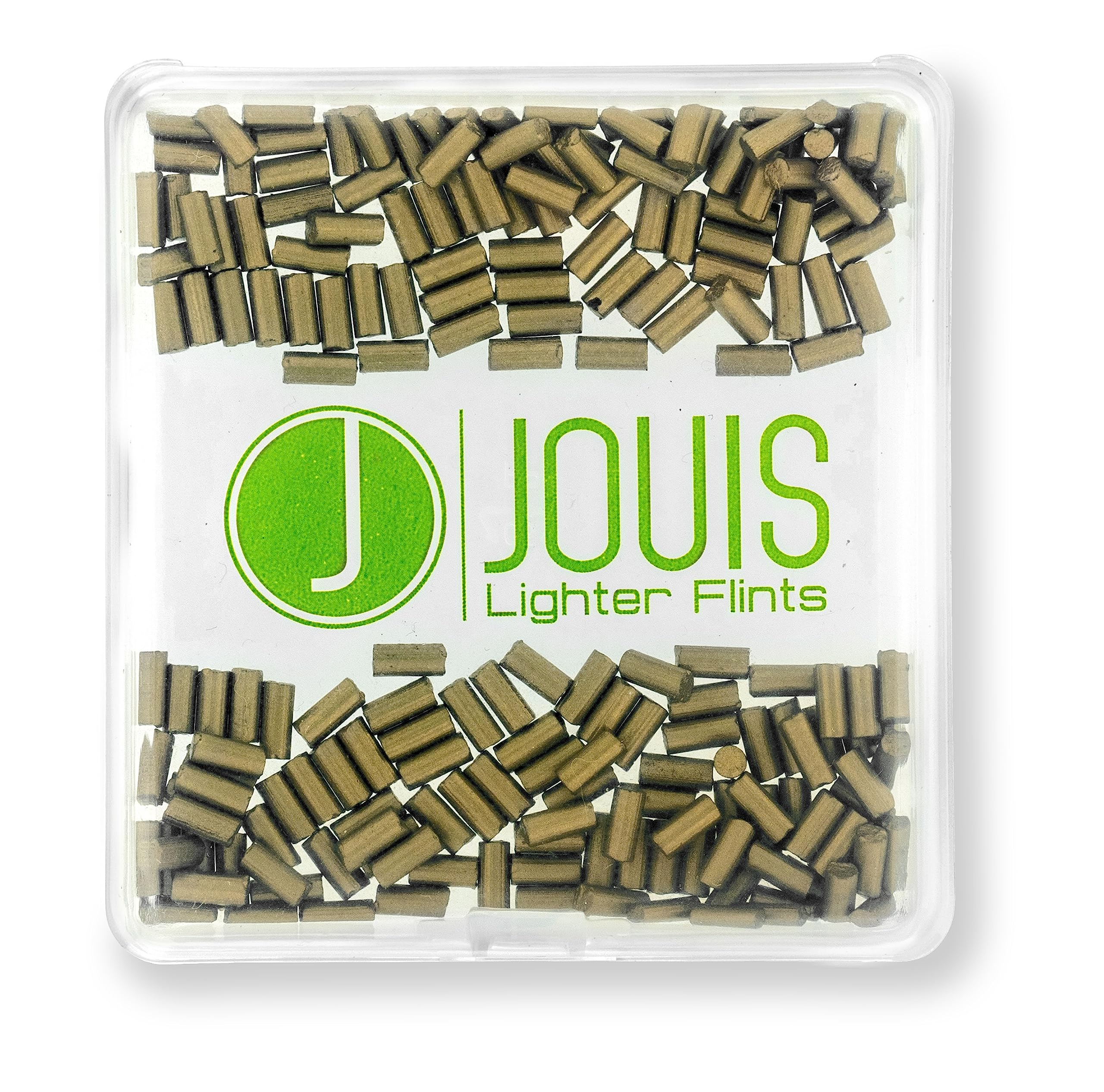 Jouis Lighter Flints - Universal Replacement Lighter Flints Compatible with most Lighters (200x, Gold)