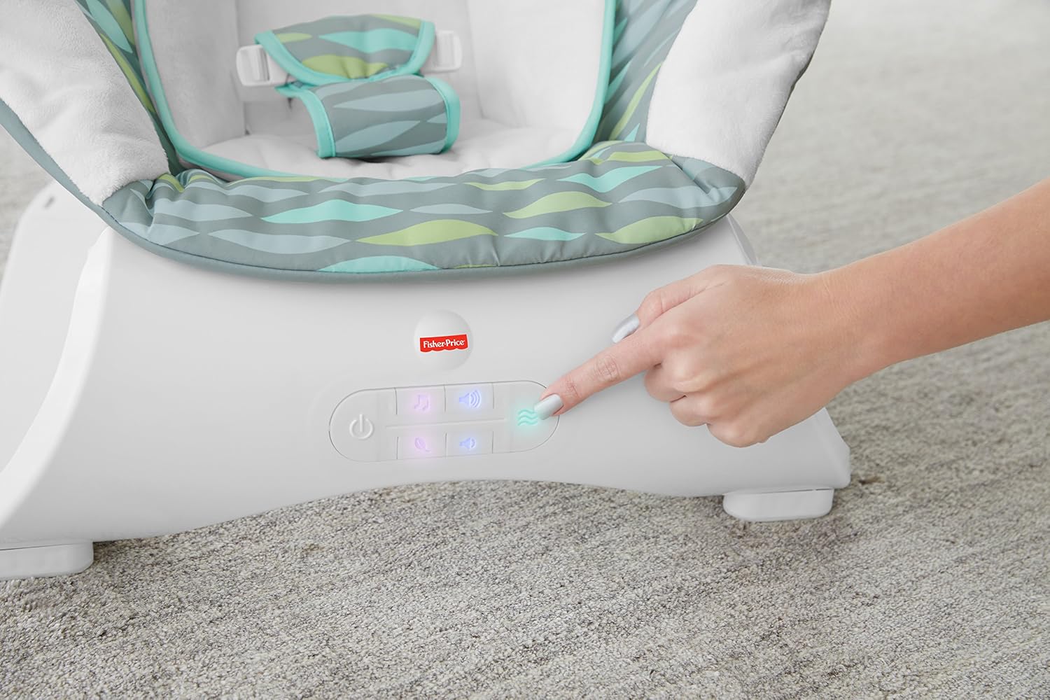 fisher price baby soothing river deluxe bouncer