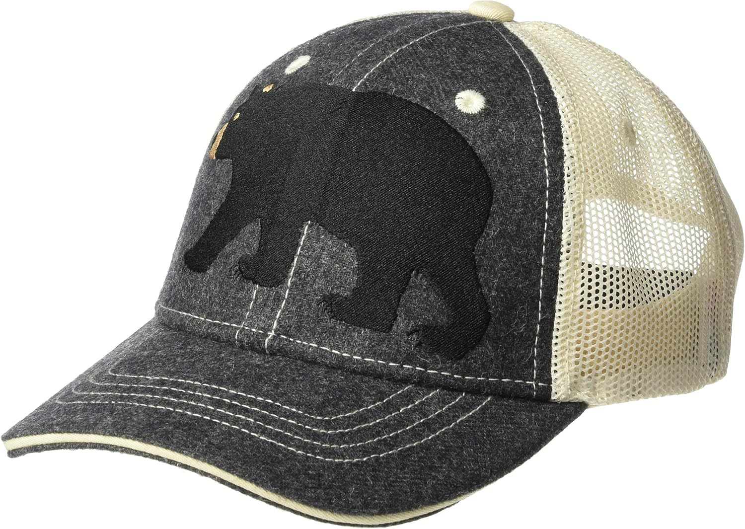 Little Blue House By Hatley Kids' Little Baseball Cap, black Bear, One Size: Clothing