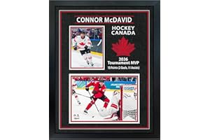 Connor McDavid 16x20 in Framed Photo Print - Hockey Canada 2026 Tournament MVP Collage | NHLPA Licensed Collectible | Profess