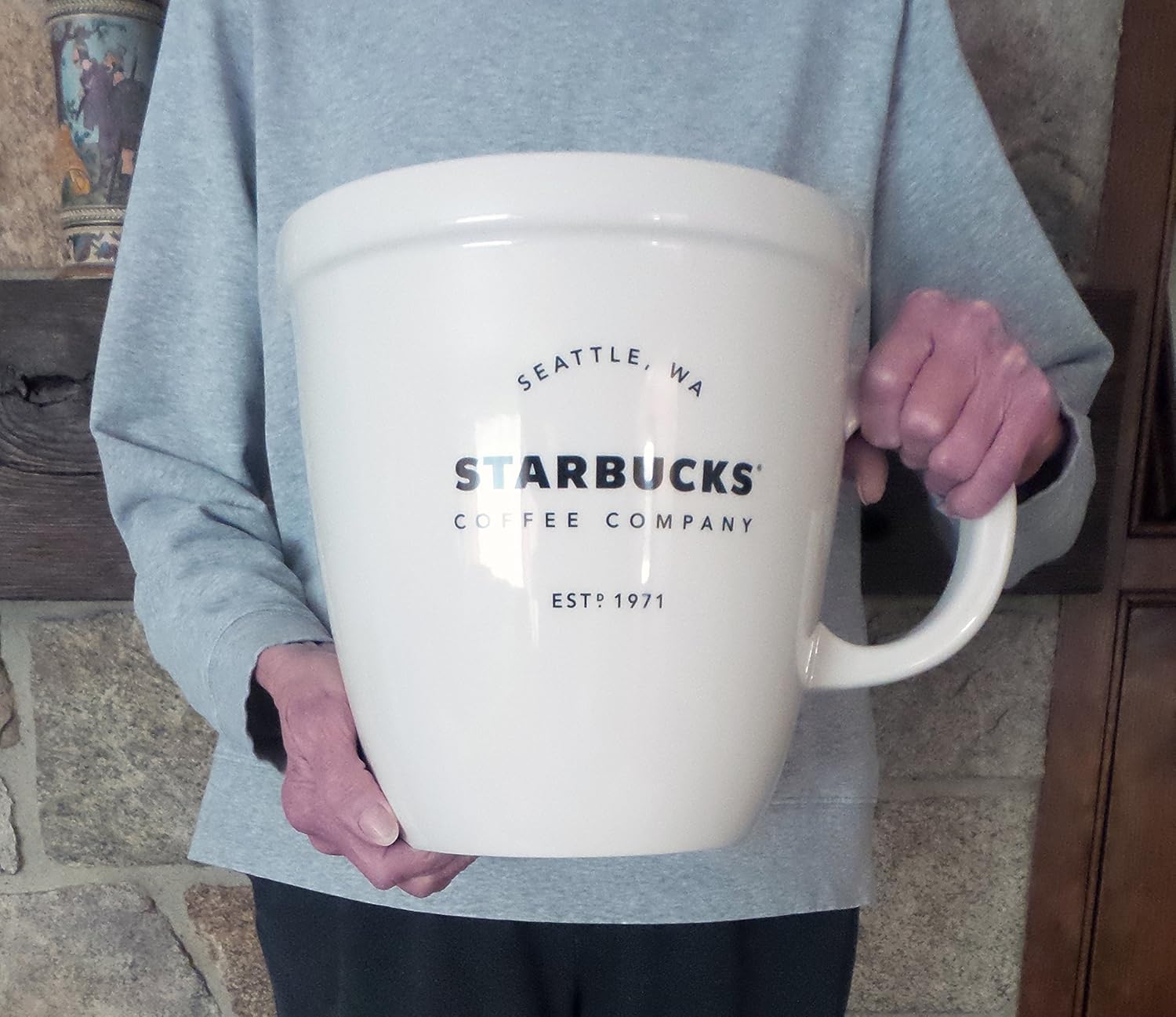 Starbucks GIANT Abbey Coffee Mug Cup Limited Edition Coffee gifts