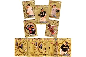 Baseball Cards Deck - Trading Card Packs of 55 Golden FOIL Sports Card - AW Anime WRLD