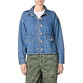 HUDSON womens 9 Karat Casual Cropped Denim Jacket