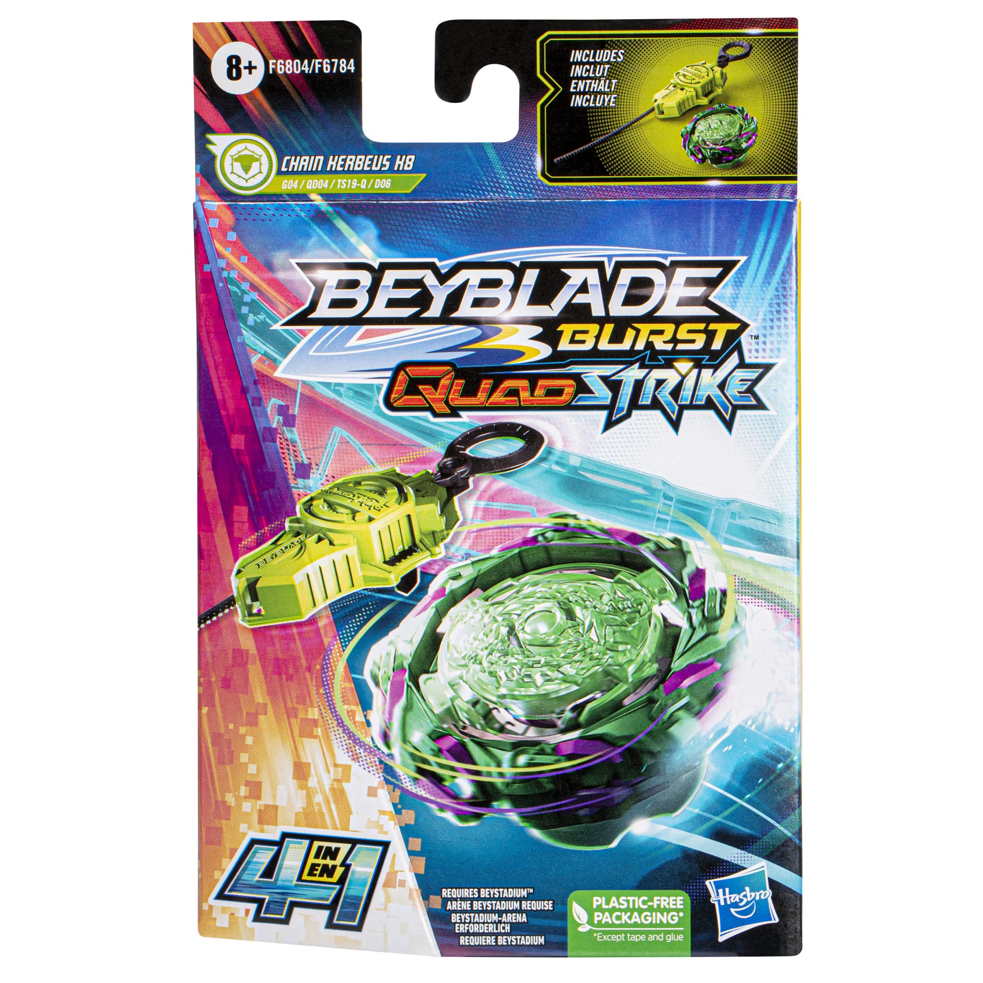 Mua Hasbro Beyblade Burst QuadStrike Chain Kerbeus K8 Starter Pack