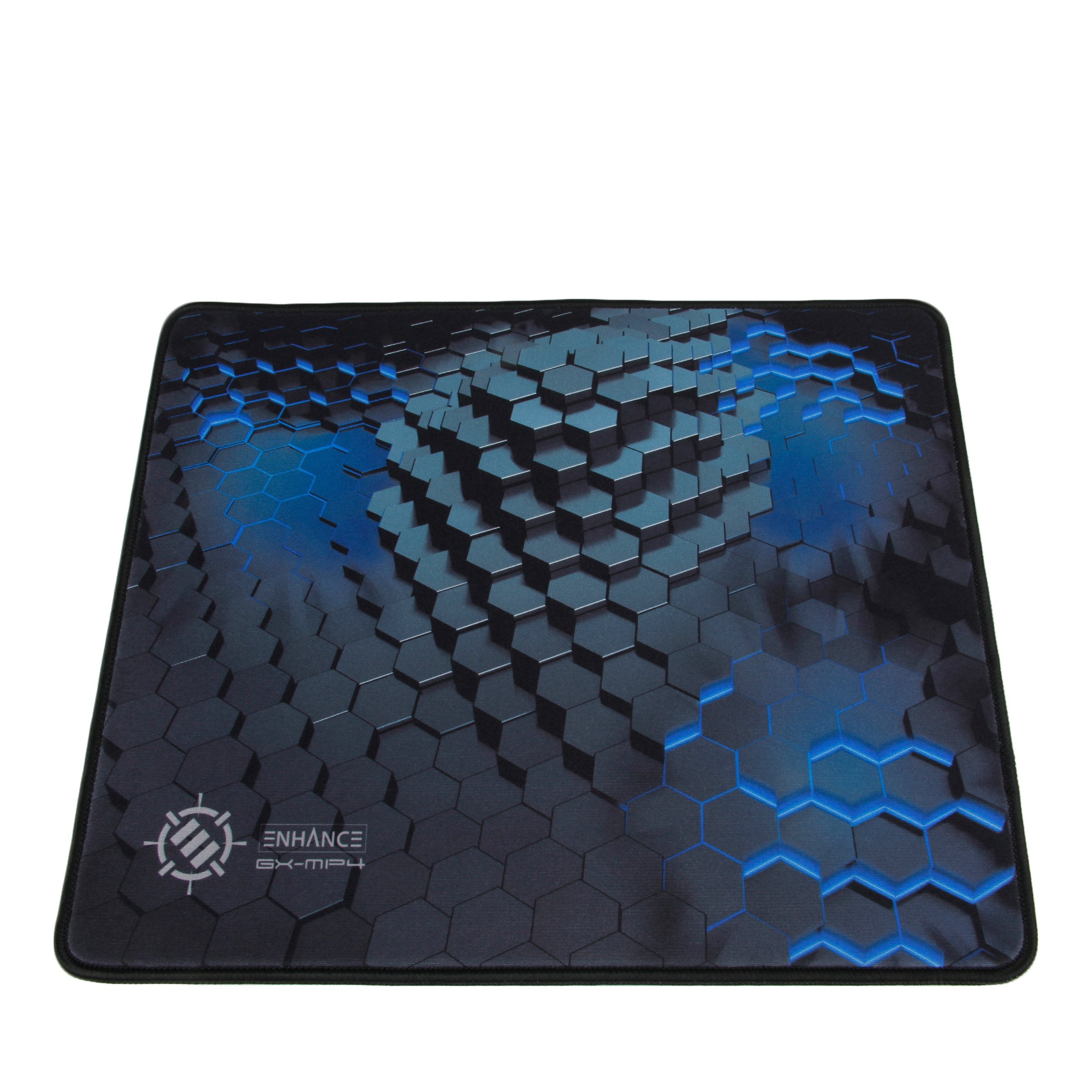 ENHANCE Large Mouse Mat Gaming Pad with Anti-Fray Stitching, Non-Slip Rubber Base, and High Precision Tracking - XL Big Ergonomic Mouse Mat Voltaic Series - 3D Hex Design
