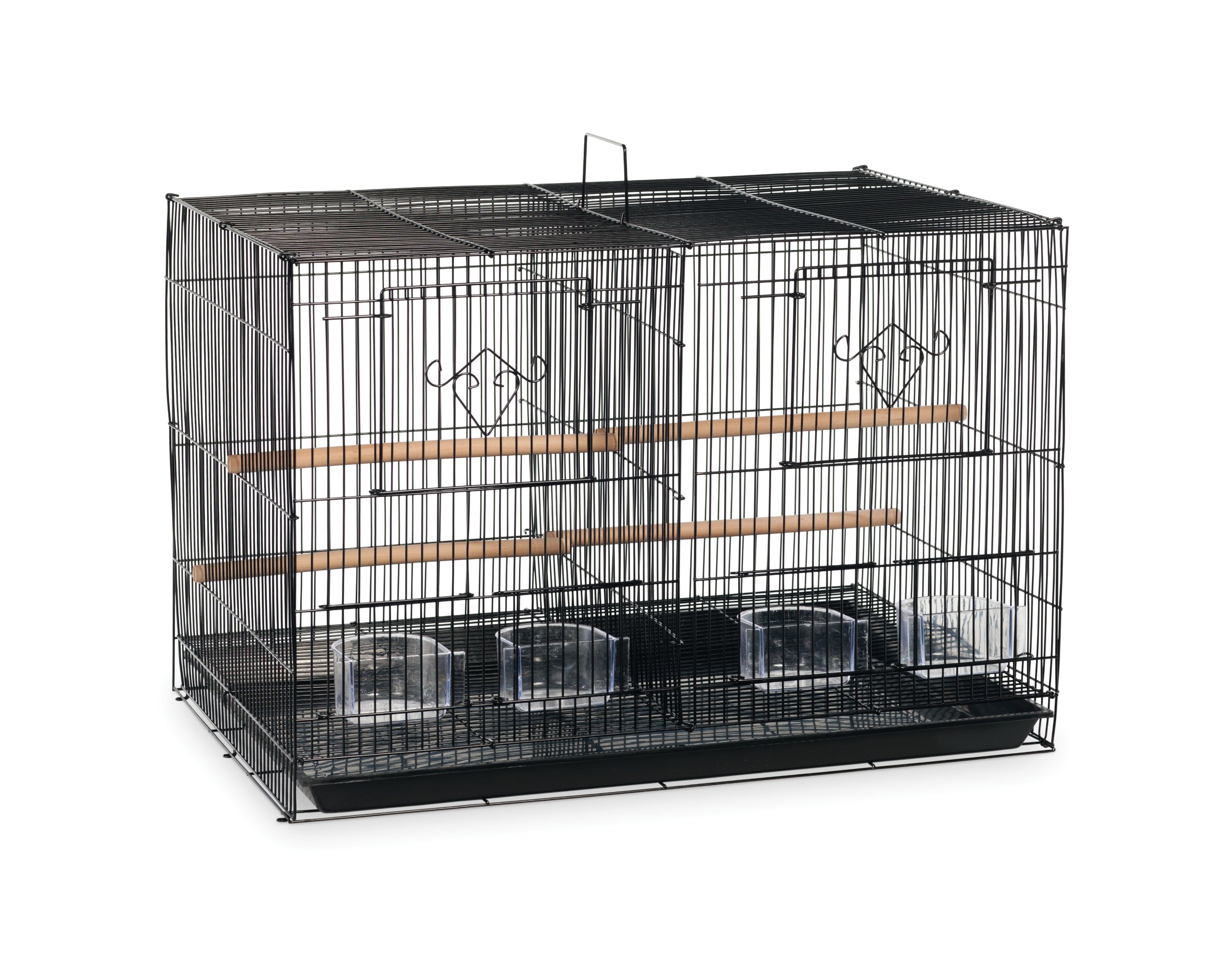 Prevue Hendryx SPF063 Divided Flight Cage, Black
