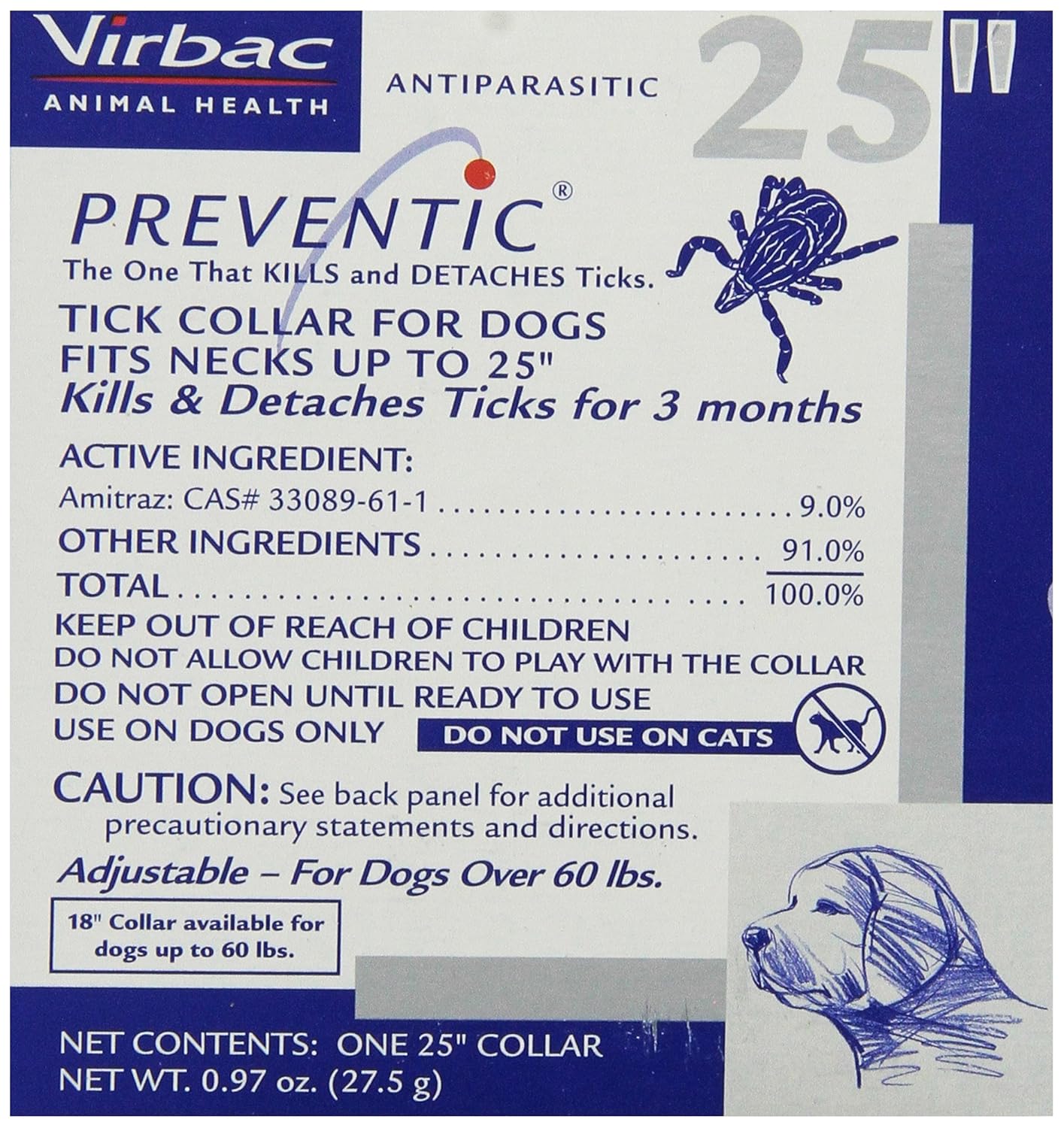 virbac preventic tick collar for dogs