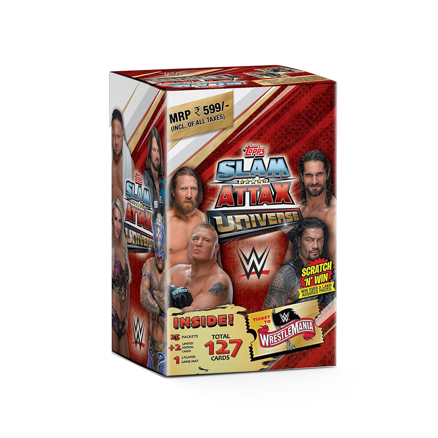 Topps WWE Slam Attax Universe Smart Pack 201920 Edition Amazon.in